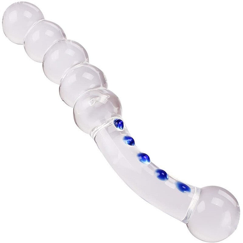 Borosilicate Crystal Glass Massager Anal Fun - Pleazure