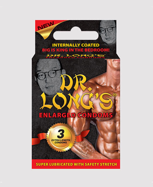 Dr Long's Enlarged Condoms 3's