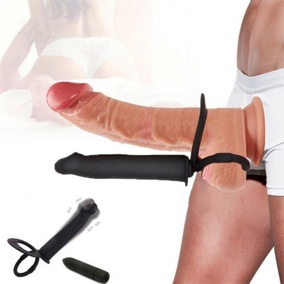 Penis & Balls Ring Double Penetration Vibrator