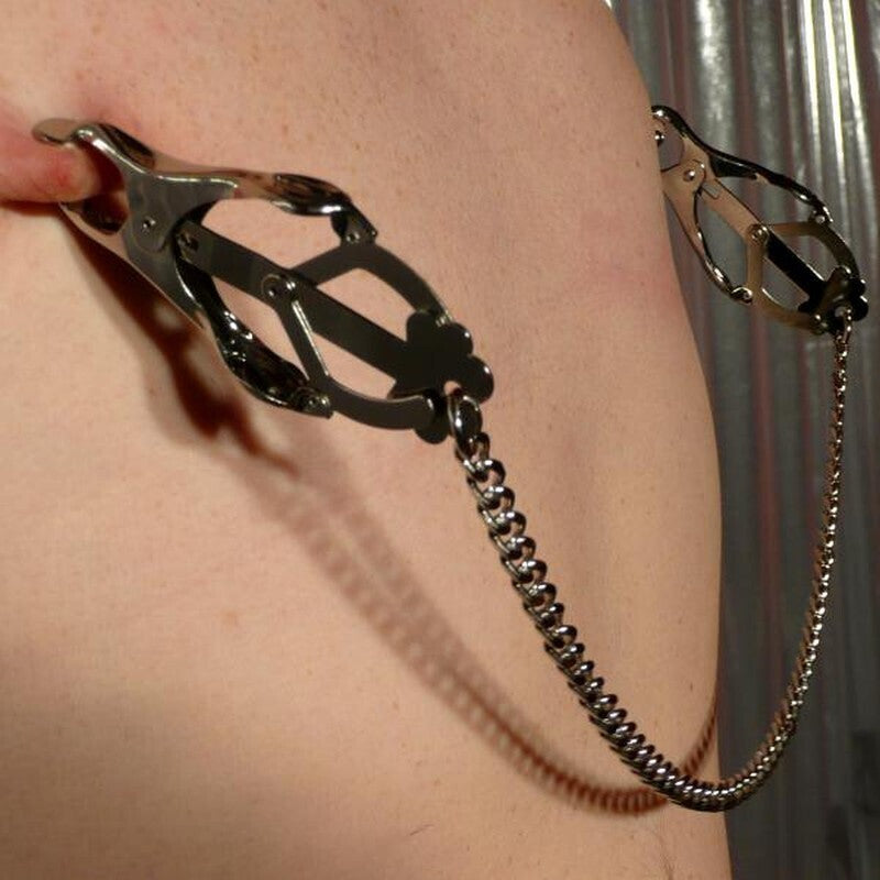 Butterfly Nipple Clamps with Chain