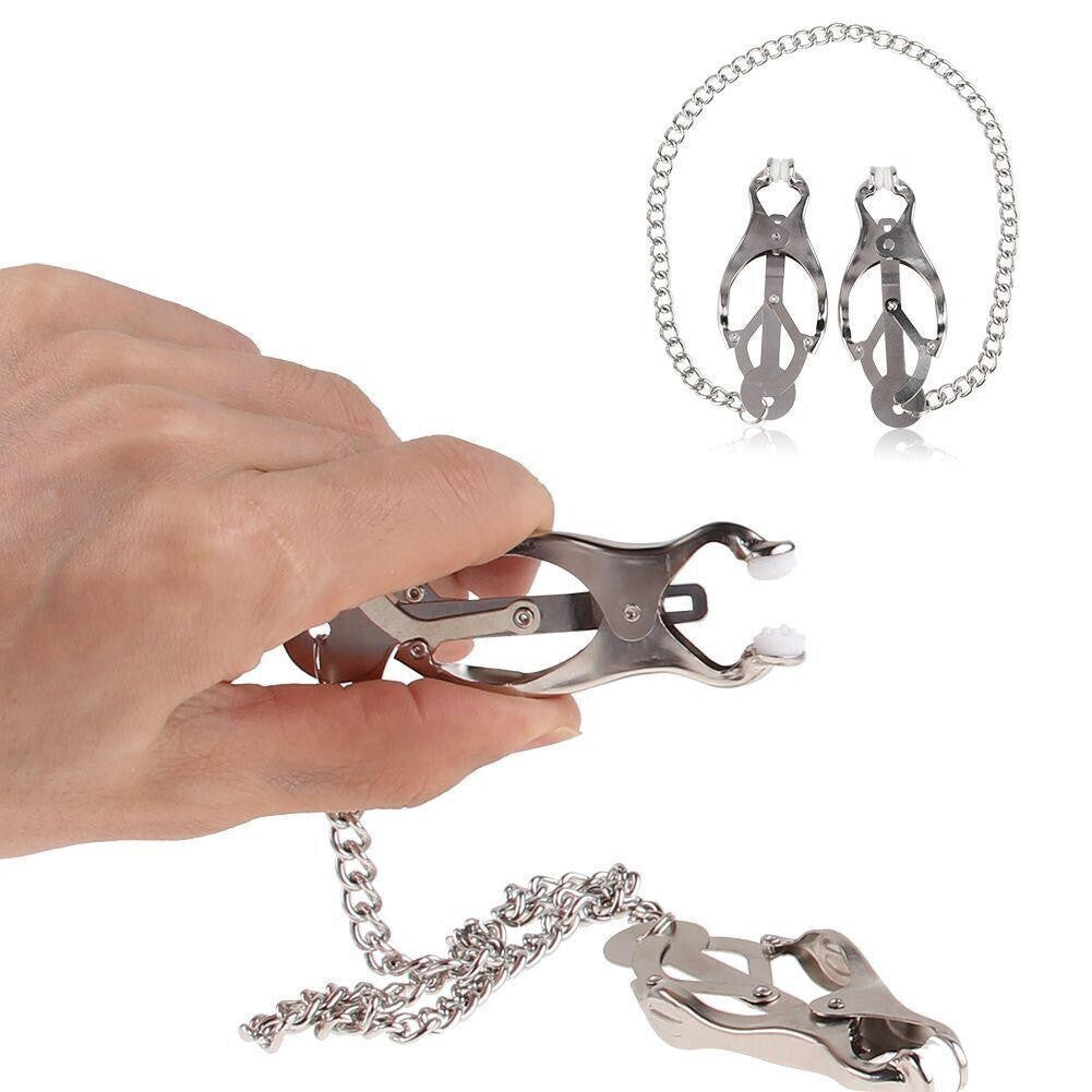 Butterfly Nipple Clamps with Chain