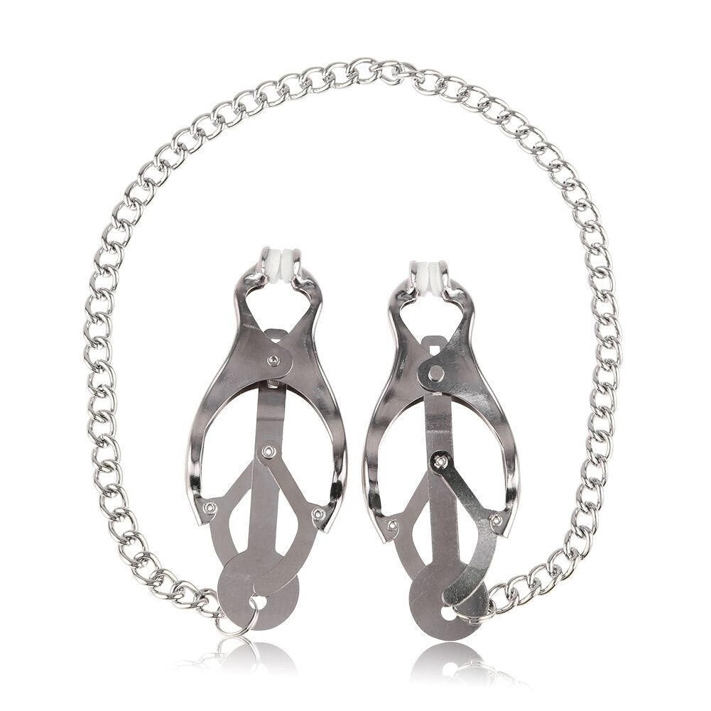 Butterfly Nipple Clamps with Chain