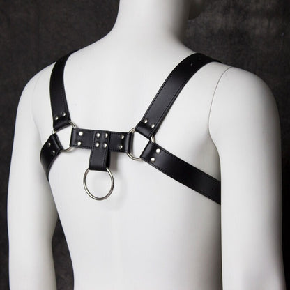 Fetish Play BDSM Chest Dildo Harness