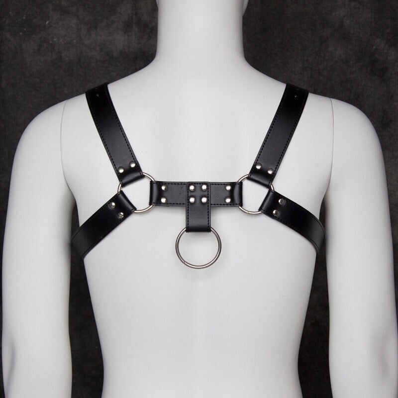 Fetish Play BDSM Chest Dildo Harness