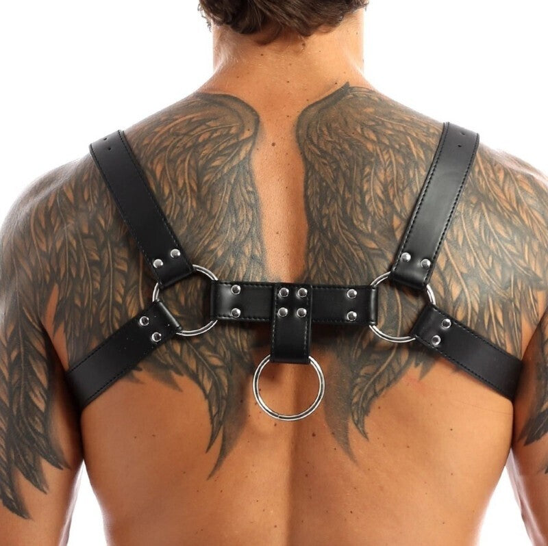 Fetish Play BDSM Chest Dildo Harness