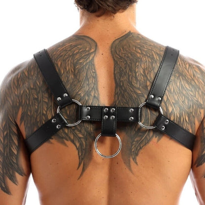 Fetish Play BDSM Chest Dildo Harness