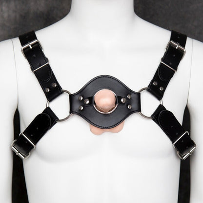 Fetish Play BDSM Chest Dildo Harness