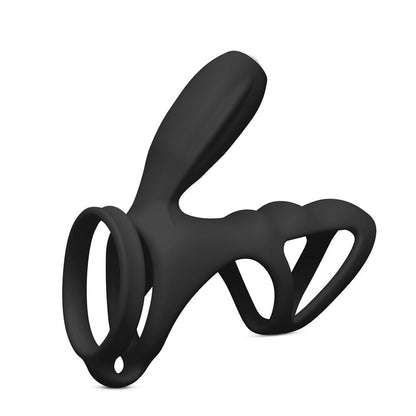 Erection Gripper Dual Cock & Balls Vibrating Penis Ring