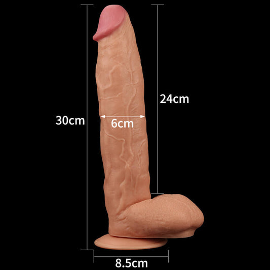 Lovetoy 11" Legendary King Sized Realistic Dildo