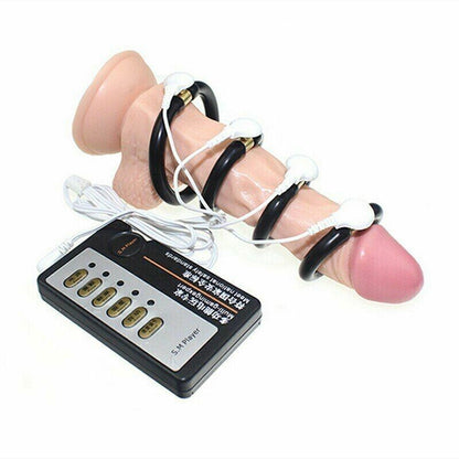 EStim Shock Cock Rings Climax Stimulator