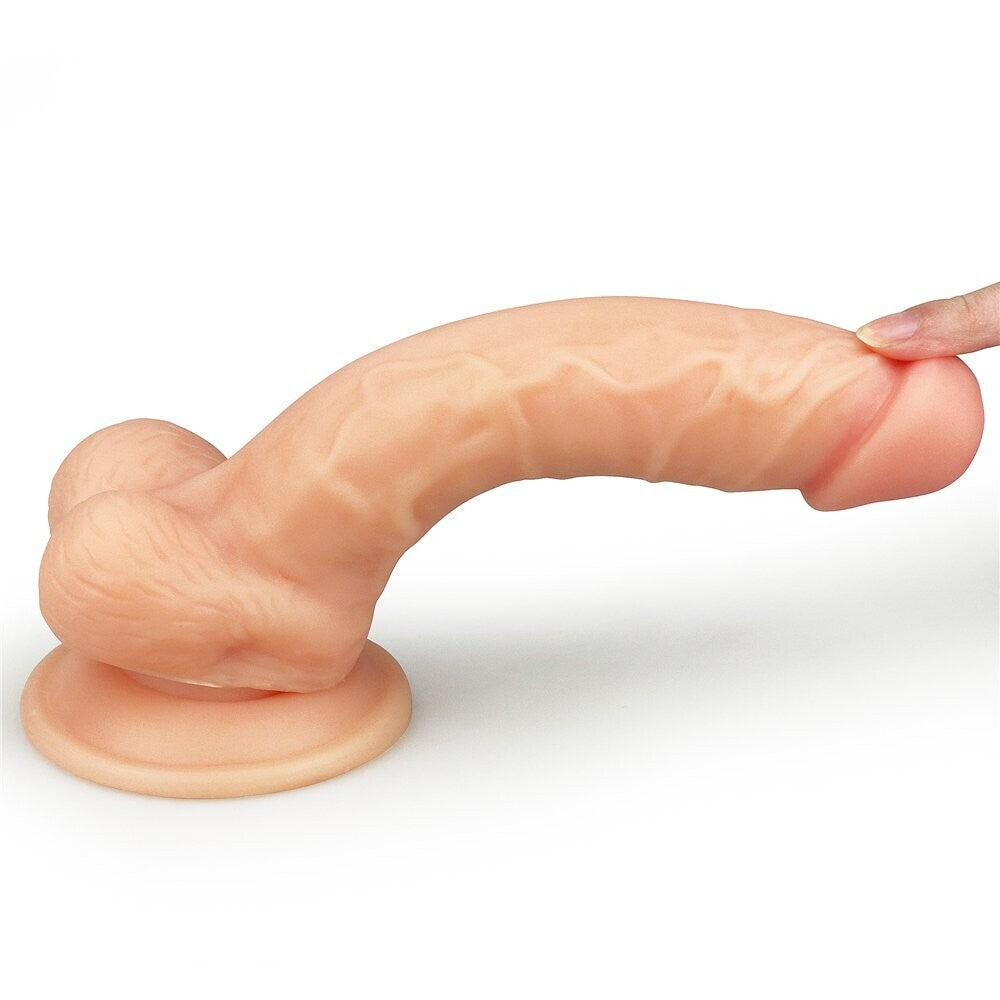 Lovetoy 8" Ultra Soft Dude Realistic Dildo