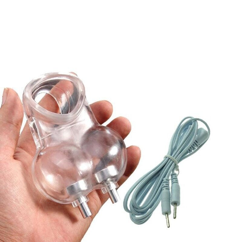 EStim Electric Shock Scrotum Bondage