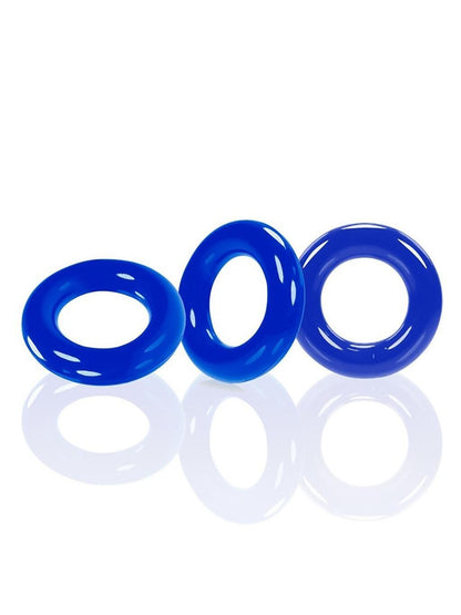 Oxballs Willy Rings 3 Pack - Hot Pink | Police Blue