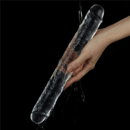 Lovetoy Flawless 12'' Clear Double Dildo