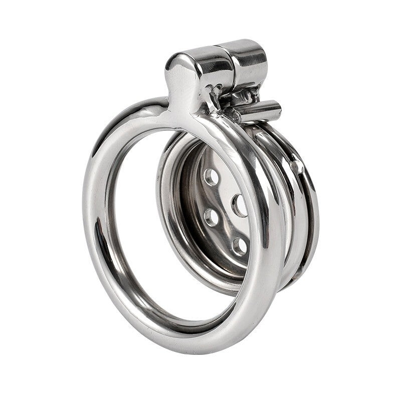 Flat Micro Male Chastity Stainless Steel Cage