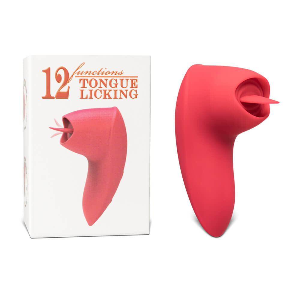 Blissful 12 Speeds Silicone Rechargeable Tongue Vibrator