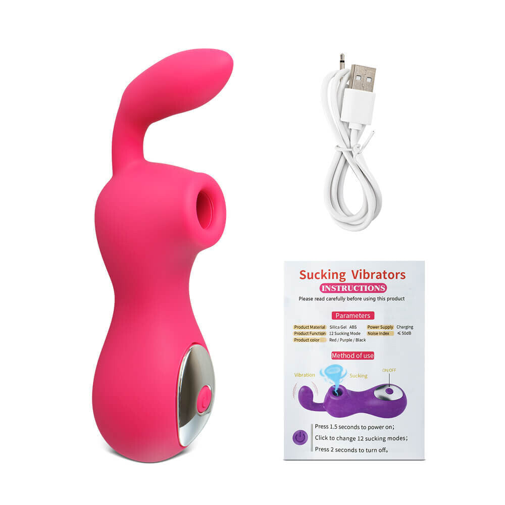 Dual Delight 12 Speeds Silicone Rechargeable Stimulator