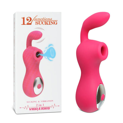 Dual Delight 12 Speeds Silicone Rechargeable Stimulator