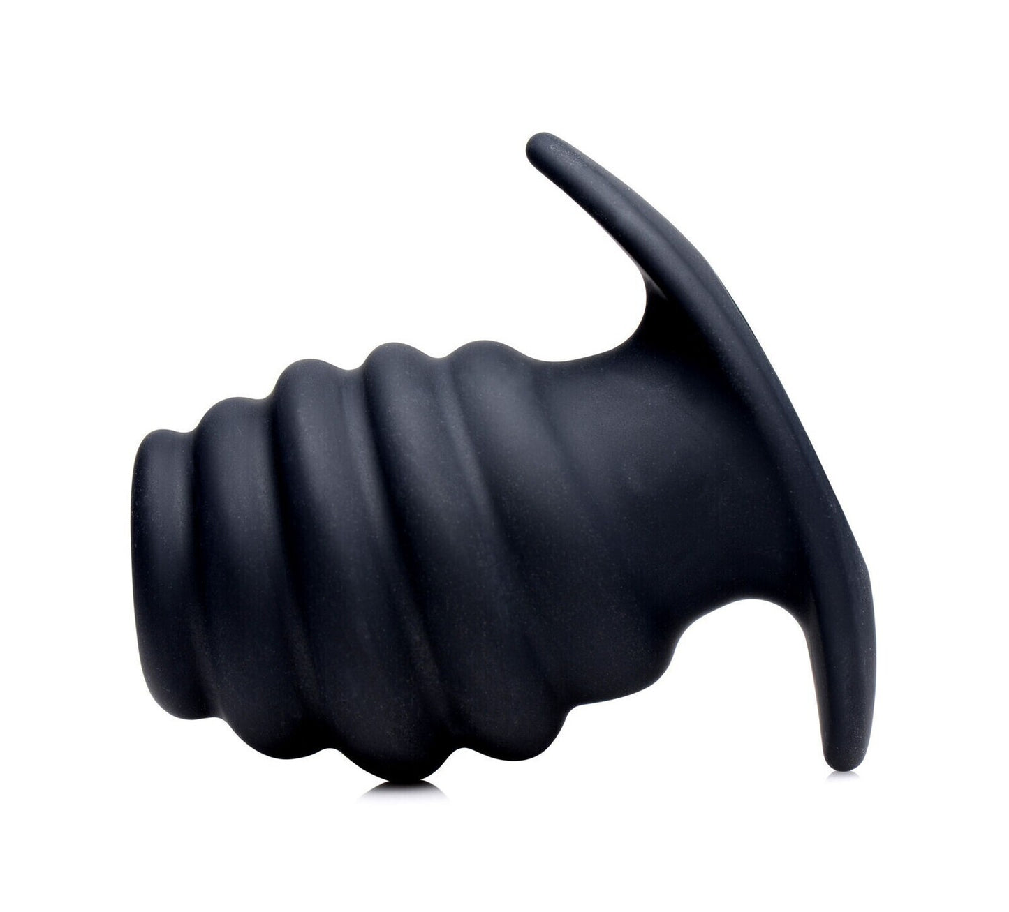 Hive Ass Tunnel Ribbed Hollow Silicone Anal Plug