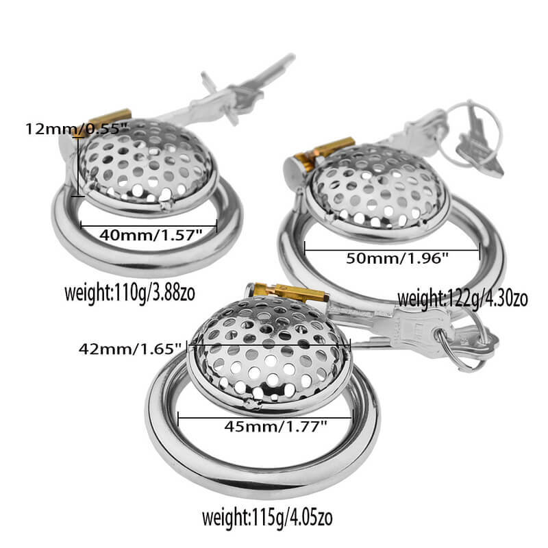 Colander Chastity Cock Cage Stainless Steel