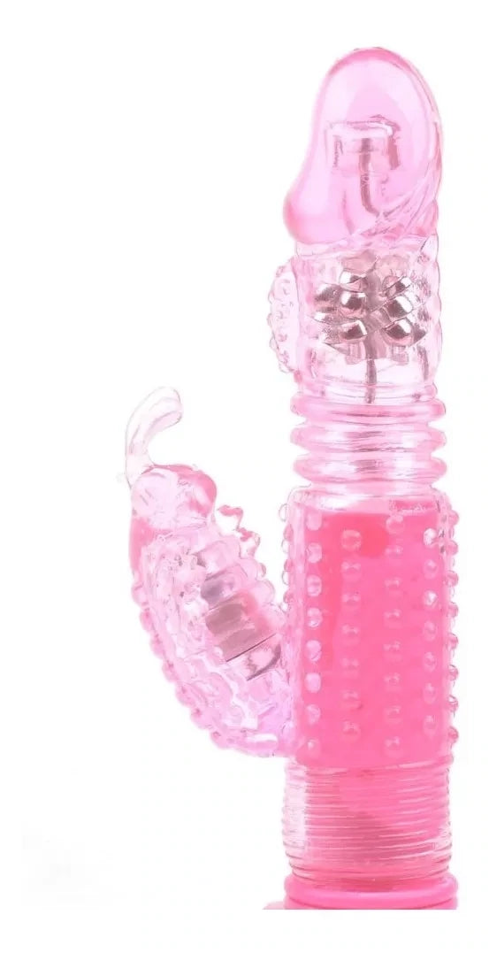 Thrusting Butterfly Pearls Rechargeable G Spot Vibrator