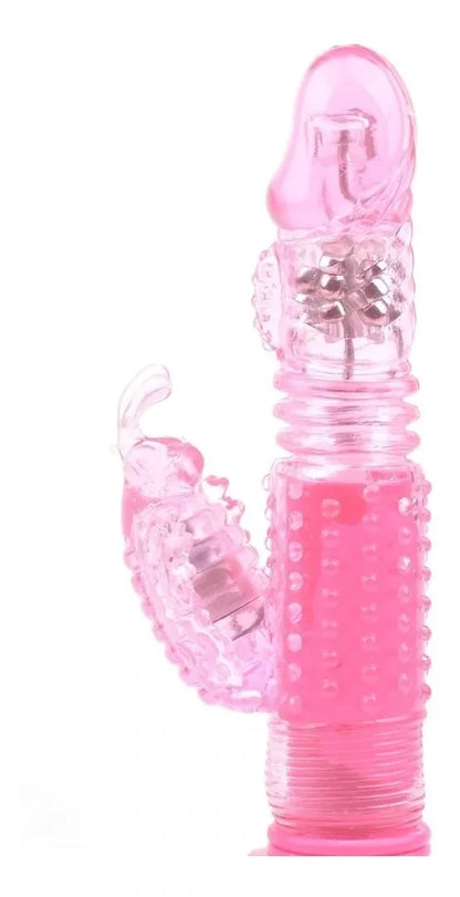 Thrusting Butterfly Pearls Rechargeable G Spot Vibrator