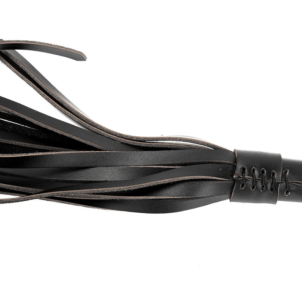 Authentic Leather Flogger with Wrist Strap