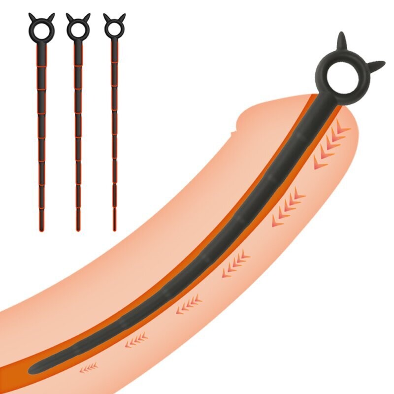 Devil Horns Silicone Urethral Sound Dilator