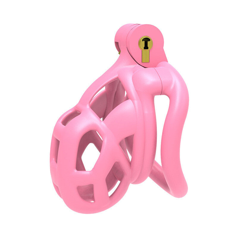 Pink Cobra Lightweight Chastity Cage Built In Lock