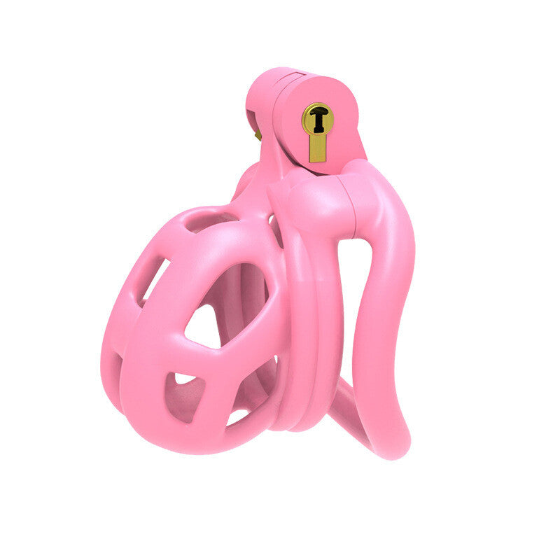 Pink Cobra Lightweight Chastity Cage Built In Lock