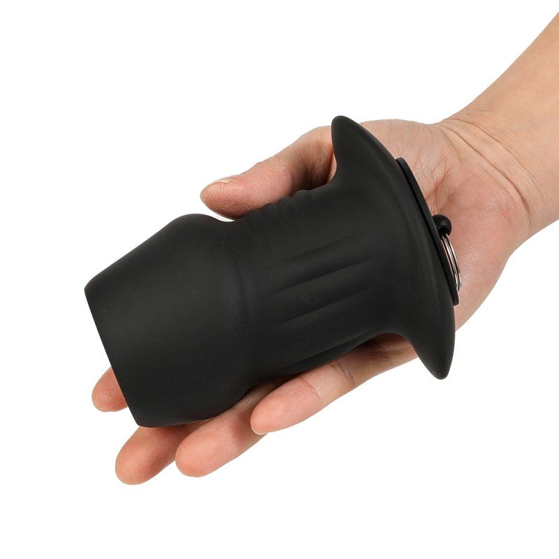 Silicone Hollow Anal Plug with Stopper