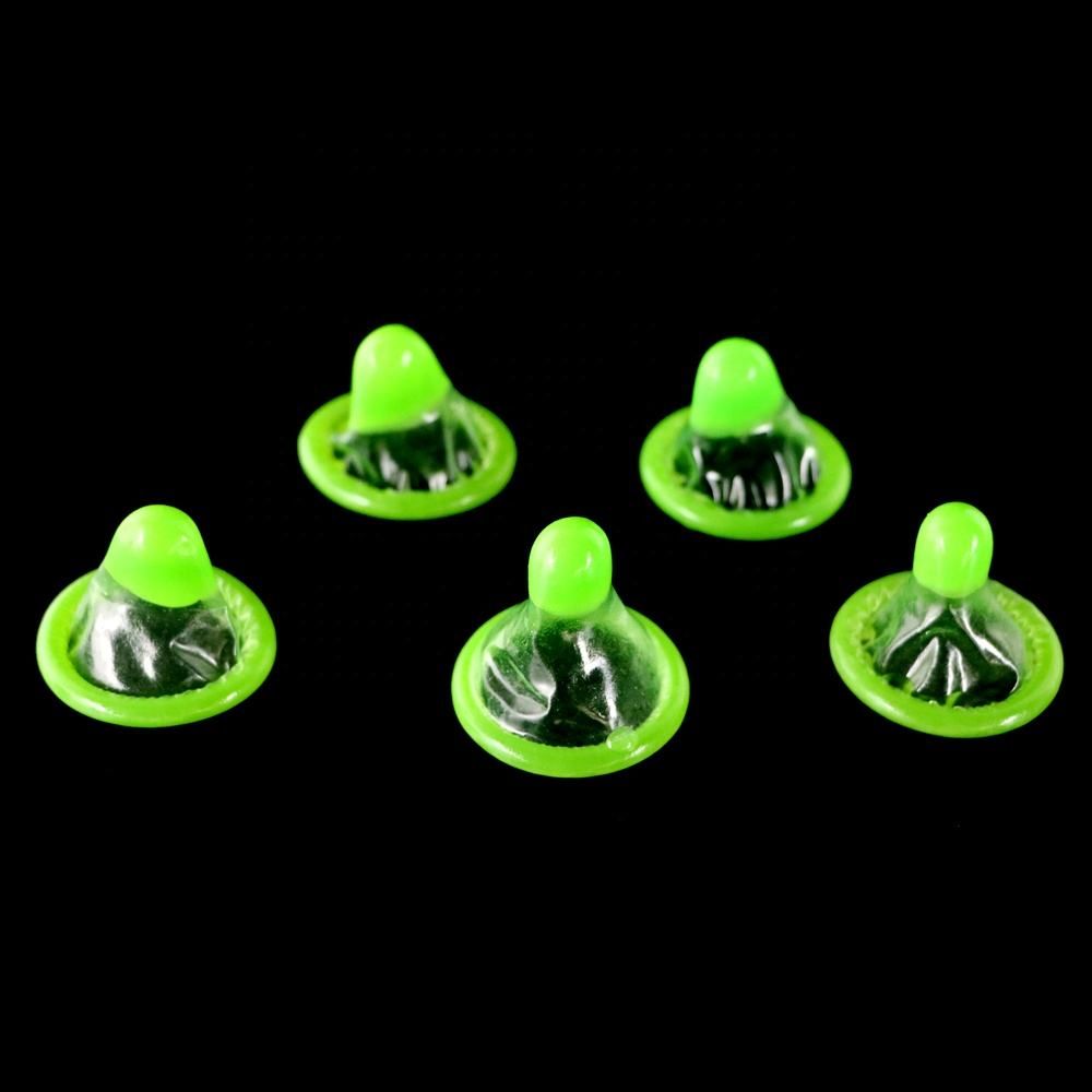 Luminous Glow In The Dark Condoms - 3pcs