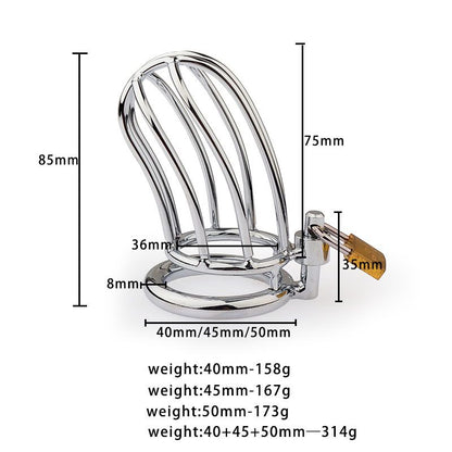 Stainless Steel Small Bird Chastity Cage