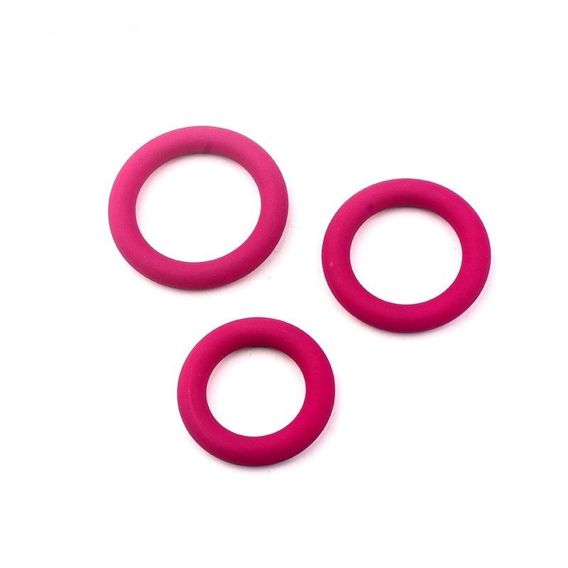 Ultimate Comfort Cock Ring Set - Three Pack