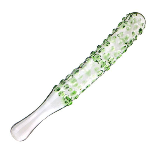 Sexy Glass White Cucumber Masturbation or Anal Sex Toy